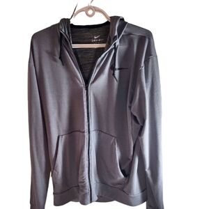 COPY - Nike Dri Fit Zip Up Grey Sweater